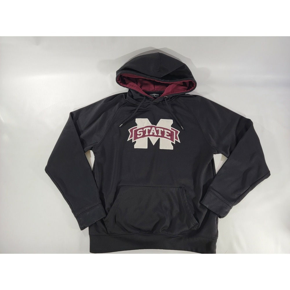 Mississippi State Bulldogs Black Colosseum Hoodie Pullover Size Adult‎ Small